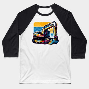 Excavator Baseball T-Shirt